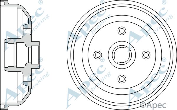 APEC BRAKING Тормозной барабан DRM9112